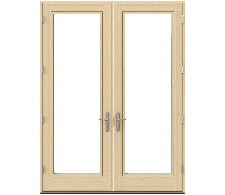 Scottsdale Pella Lifestyle Series Wood Double Hinged Patio Doors