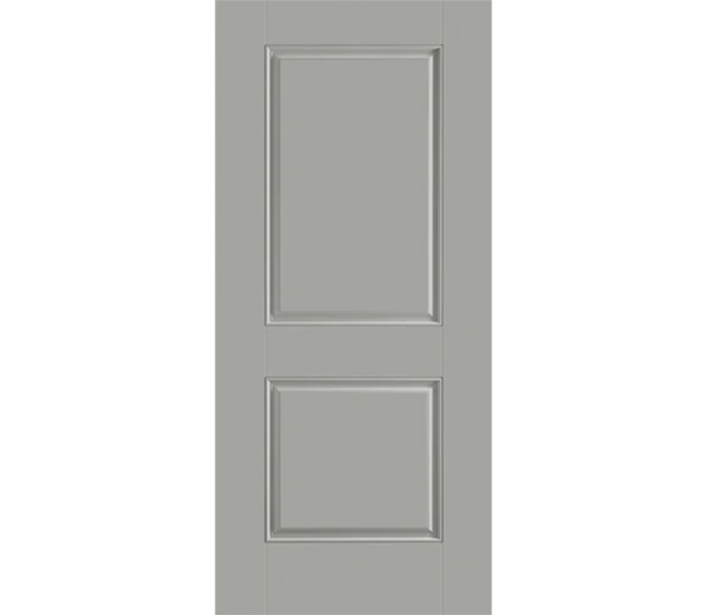 Scottsdale Two Panel Square Fiberglass Entry Door